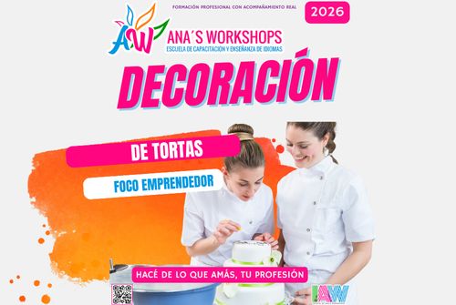 Curso Online: DECORACIÓN DE TORTAS PARA EMPRENDER