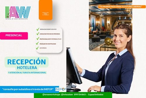 Curso Online: RECEPCIÓN HOTELERA