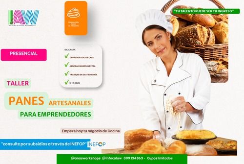 Curso Online: PANES ARTESANALES PARA EMPRENDEDORES