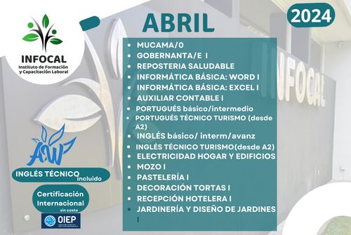 Infocal AW: ABRIL 2024